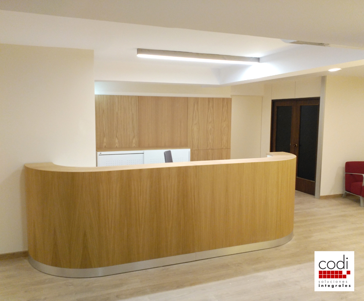Mostrador recepción CODI