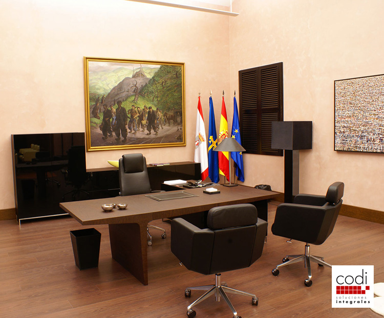 Instalación oficinas Laboral Gijon, Proyecto Codi