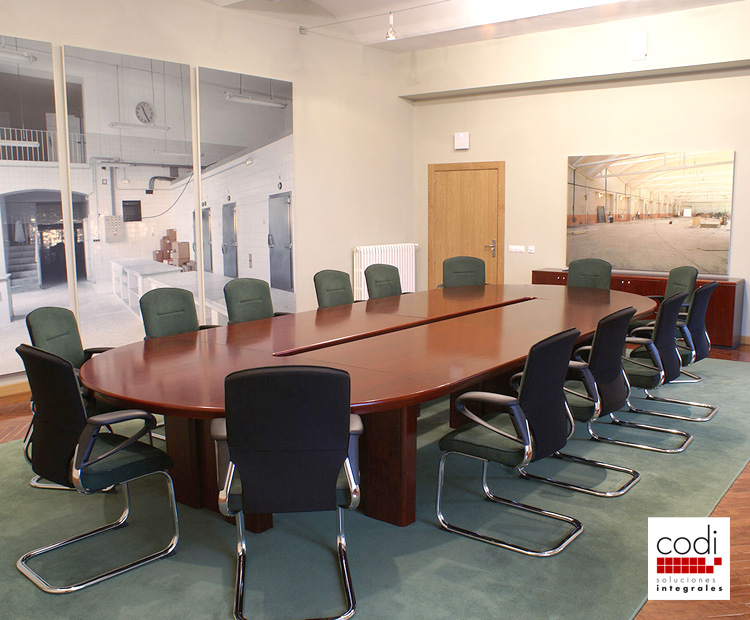 Instalación sala reunión en Laboral Gijon, Proyecto Codi