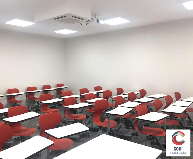 Instalación mobiliario centro juvenil en León por Comercial Integral CODI