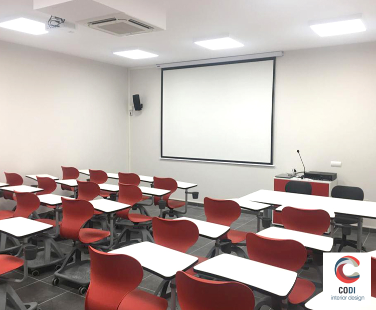 Instalación mobiliario centro juvenil en León por Comercial Integral CODI