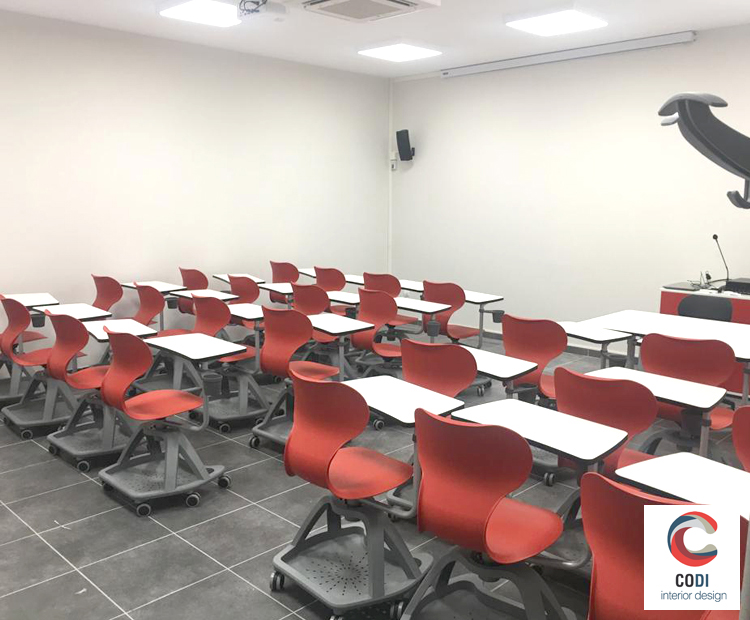 Instalación mobiliario centro juvenil en León por Comercial Integral CODI