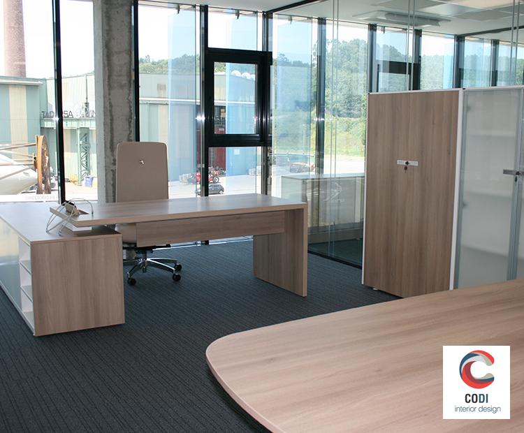 Instalación oficinas Astufeito en Avilés, Asturias por Comercial Integral CODI