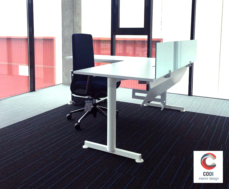 Instalación oficinas Astufeito en Avilés, Asturias por Comercial Integral CODI