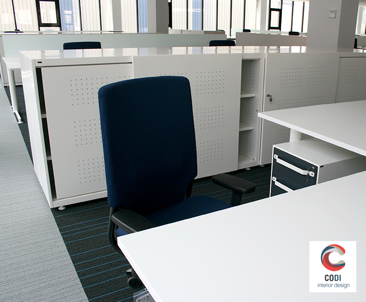 Instalación oficinas Astufeito en Avilés, Asturias por Comercial Integral CODI